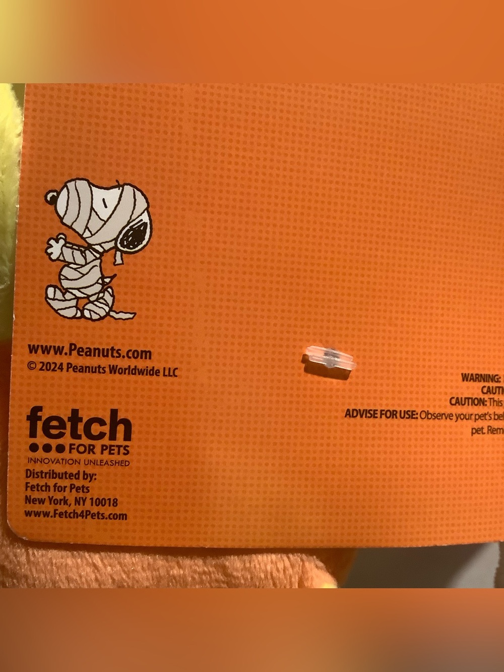 Peanuts Snoopy 9” Halloween Plush Pumpkin and Woodstock Dog Toys 2PC NEW - Picture 4 of 7